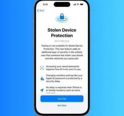 灯塔苹果授权维修店分享被盗设备保护功能开启方法 