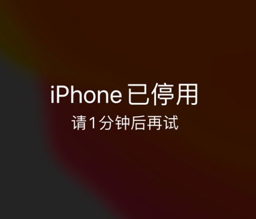 灯塔苹果手机维修分享:iPhone 显示“不可用”或“已停用”怎么办？还能保留数据吗？ 