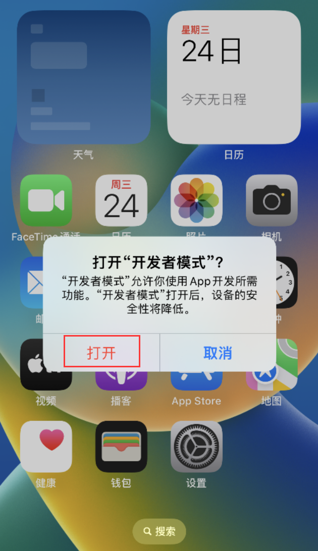 灯塔苹果手机维修分享如何打开开发者模式 