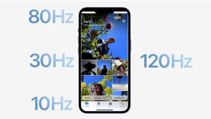 灯塔苹果14维修分享iPhone 14有高刷吗 